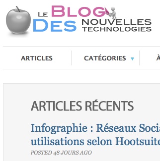 Mise à jour du design du blog des nouvelles technologies, plugins, astuces… (HTML, JavaScript, CSS)