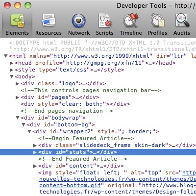 Chrome Developer Tools : Retour sur l&rsquo;essentiel
