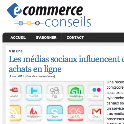 Concours MyEShop : Viadeo, … et 2 encarts sur le blog des nouvelles technologies