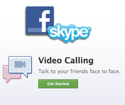 Facebook dévoile son chat vidéo à l&rsquo;aide de Skype !