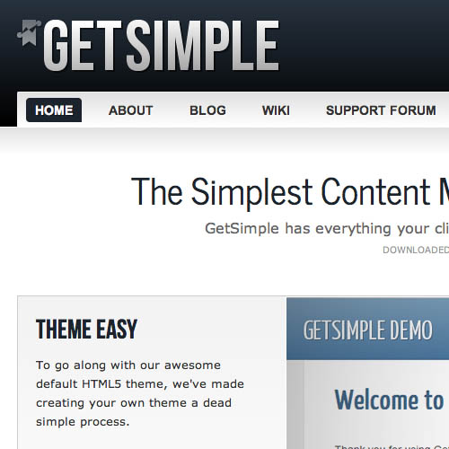 GetSimple, un CMS ultra-léger basé sur XML