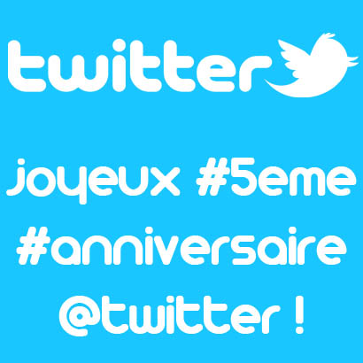 Infographie : Célébration des 5 ans de Twitter, passant de 0 à 200 millions de tweets quotidiennement