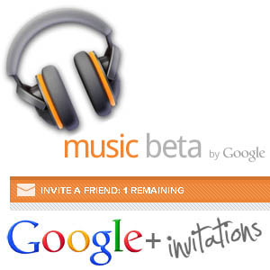 Gagne tes invitations pour Google Music et Google+