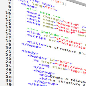 La structure d&rsquo;une page HTML5