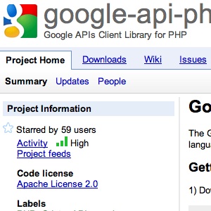 Les API Google en PHP sont de sorties !