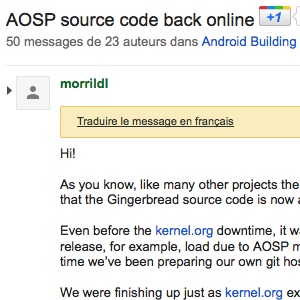 Google confirme que Ice Cream Sandwich sera Open Source !