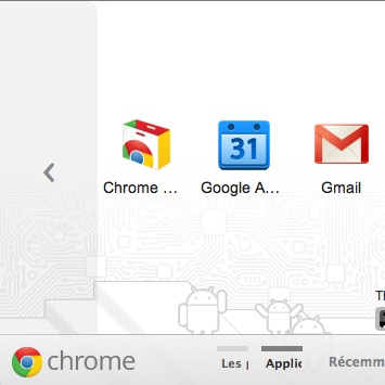Google modifie son Store et redessine sa page d&rsquo;accueil des onglets
