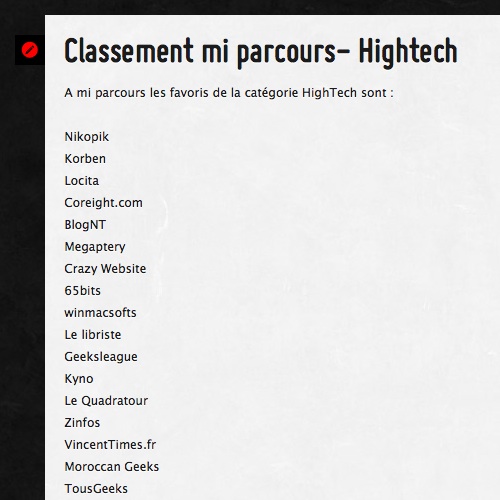 Où en est le BlogNT dans les Golden Blog Awards ?