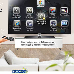 Euronics lance la TV connectée Samsung