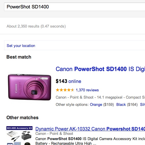 Google Product Search évolue ! &lsquo;Best match&rsquo; et d&rsquo;autres fonctionnalités au programme