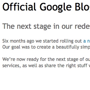 La refonte de la nouvelle barre Google est en cours…