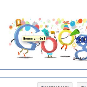 &lsquo;Bonne année !&rsquo; nous dit Google ! Les doodles de l&rsquo;année 2011