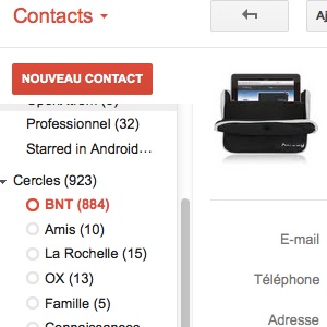 Google Contacts intègre désormais vos contacts Google+