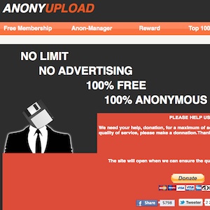 [MAJ] AnonyUpload : L&rsquo;alternative à Megaupload par les Anonymous ? Lancement le 25 janvier…