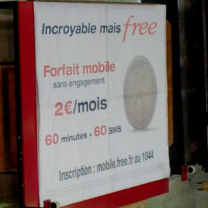 Incroyable mais Free… La nouvelle campagne publicitaire de Free Mobile