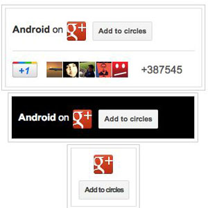 Personnaliser votre badge Google+