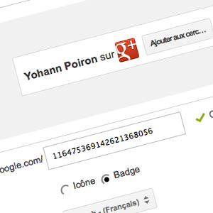 De gros changements dans la génération des badges Google+, vous pouvez obtenir votre propre badge