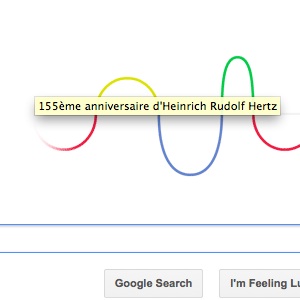 L&rsquo;anniversaire d&rsquo;Heinrich Hertz célébré par un Google Doodle animé