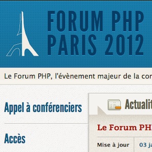 Le retour du Forum PHP Paris le 5 et 6 juin 2012