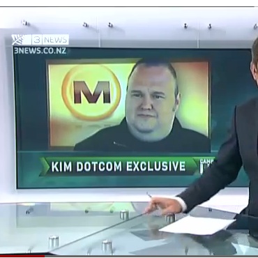 Kim Dotcom donne sa première interview télévisée après son arrestation