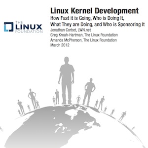 15 millions de lignes de code pour le noyau Linux en 2011 et des contributeurs surprenants
