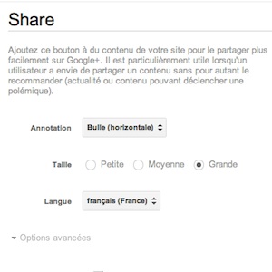 Google+ présente un bouton officiel : voici comment intégrer le &laquo;&nbsp;Partager&nbsp;&raquo; de Google+