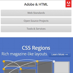 html.adobe.com : Une plateforme Adobe & HTML