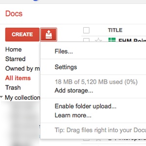 [MAJ] Le stockage de Google Docs augmente de 5 Go annonçant l&rsquo;arrivée de Google Drive ?