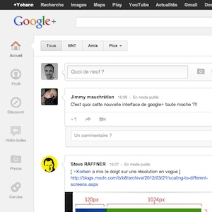 Une nouvelle version de Google+ dans les bacs ! De gros changements…