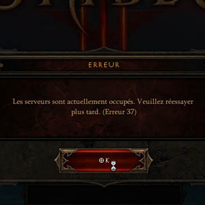 Diablo III, les erreurs 37 continuent toujours et encore … et des serveurs Blizzard en maintenances !