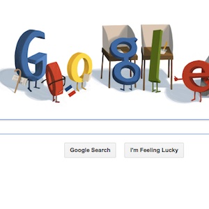 Google célèbre le second tour de l&rsquo;élection Présidentielle