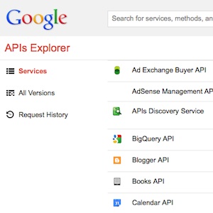 Google met à jour son APIs Explorer avec un nouveau look