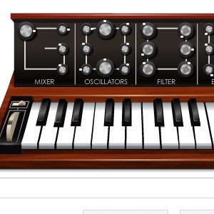 Google met à l&rsquo;honneur Robert Moog avec un doodle synthétiseur en HTML5 !