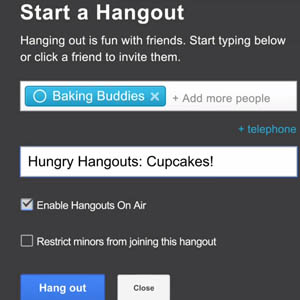 Hangouts En Direct sur Google+ vous permet de diffuser en live publiquement un concert, réunion, etc…