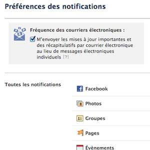 Facebook vous donne plus d&rsquo;options pour la gestion de vos notifications