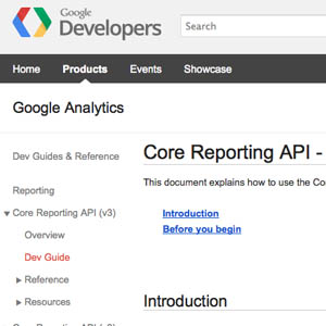 Google Analytics va passer son Core Reporting API la semaine prochaine