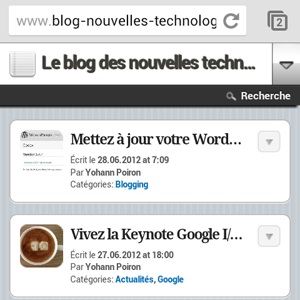Google Chrome pour Android supprime la mention &laquo;&nbsp;bêta&nbsp;&raquo;