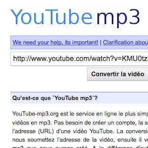 Google veut mettre fin au site YouTube-To-MP3