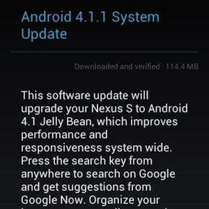 Android Jelly Bean disponible sur le Nexus S