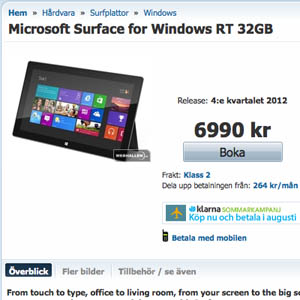 La tablette Microsoft Surface pourrait être proposée à 1.000 dollars
