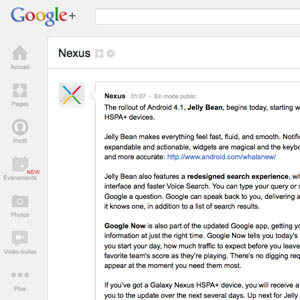 Le déploiement d&rsquo;Android Jelly Bean a commencé sur le Galaxy Nexus HSPA+