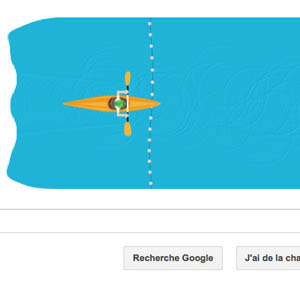 Londres 2012 Canoë Slalom en doodle du jour