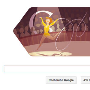Londres 2012 Gymnastique rythmique en doodle du jour