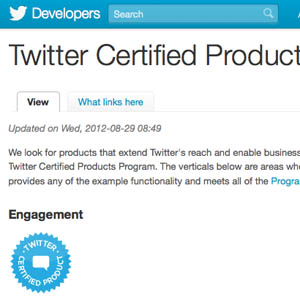 Twitter lance un programme de certification des produits pour les entreprises