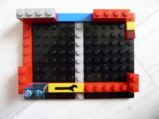 Construisez votre boîtier pour le Raspberry Pi en LEGO - Montage d'un gabarit pour imaginer l'ensemble