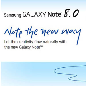Samsung laisse échapper que le Galaxy Note 8.0 sera dévoilé au Mobile World Congress