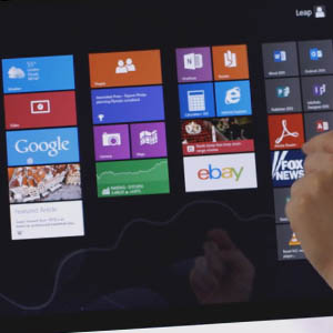 Leap Motion montre les capacités des gestes avec Windows 8