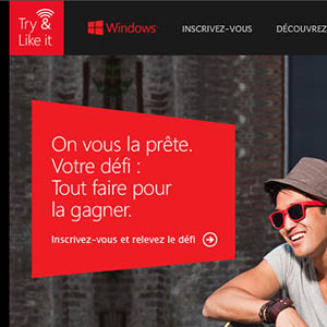 L’opération Try and Like it permet de gagner une tablette hybride Acer Iconia W510