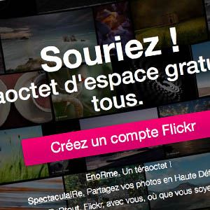Yahoo ré-anime Flickr avec une refonte à la Pinterest et augemente l'espace de stockage à 1 To