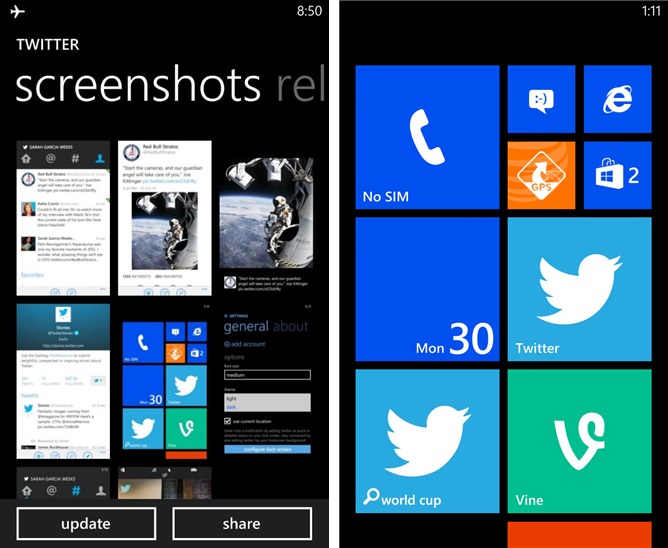 Vine sur Windows Phone pourrait bientôt arriver si l'on en croit le 'teasing' de Twitter et Microsoft